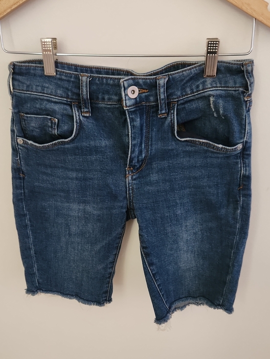 Pilcro Pants - Anthropologie Pilcro & The Letterpress High-Rise Slim Bermuda Shortd Raw Hem 26